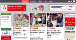 Desktop Screenshot of lippe-news.de
