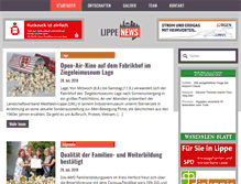 Tablet Screenshot of lippe-news.de
